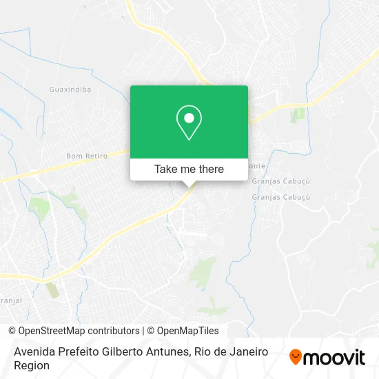 Avenida Prefeito Gilberto Antunes map