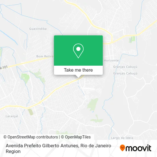 Avenida Prefeito Gilberto Antunes map