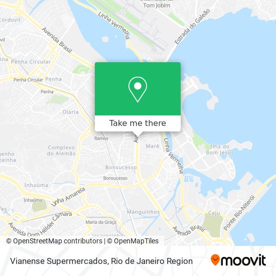 Mapa Vianense Supermercados