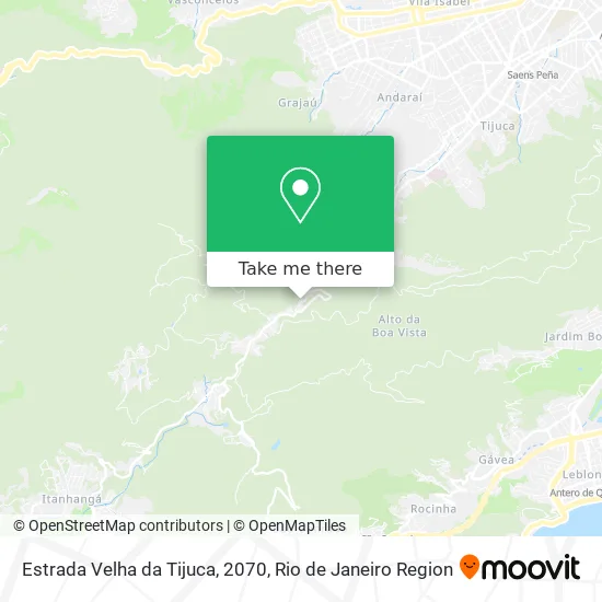 Estrada Velha da Tijuca, 2070 map