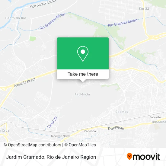 Jardim Gramado map