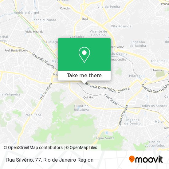Mapa Rua Silvério, 77