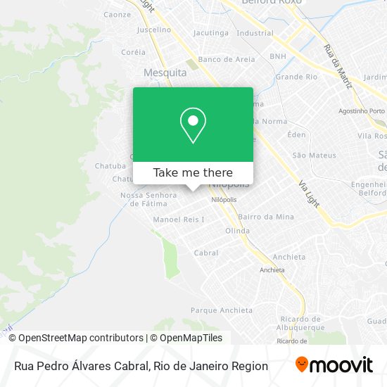 Rua Pedro Álvares Cabral map