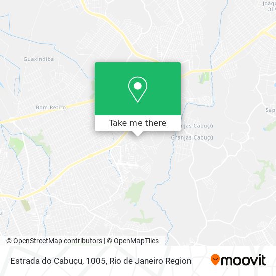 Estrada do Cabuçu, 1005 map