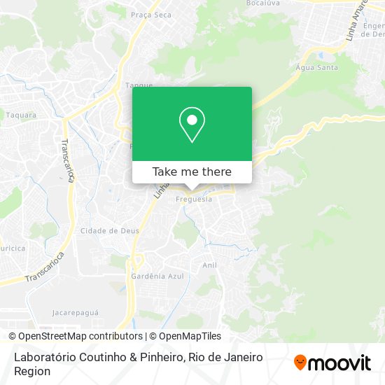 Mapa Laboratório Coutinho & Pinheiro