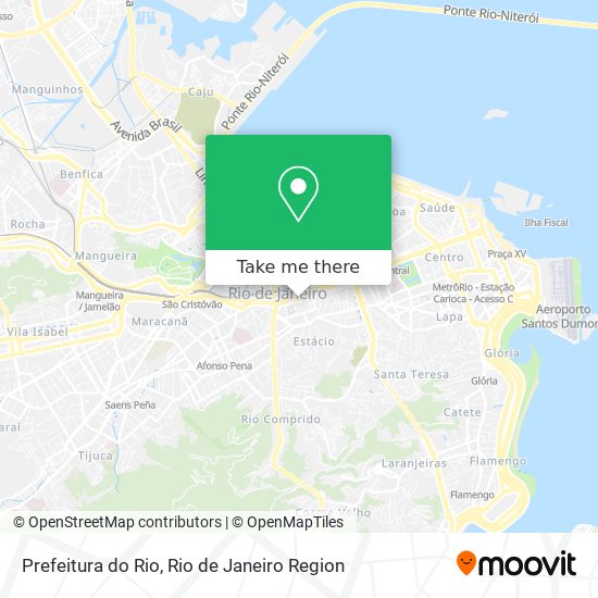 Prefeitura do Rio map