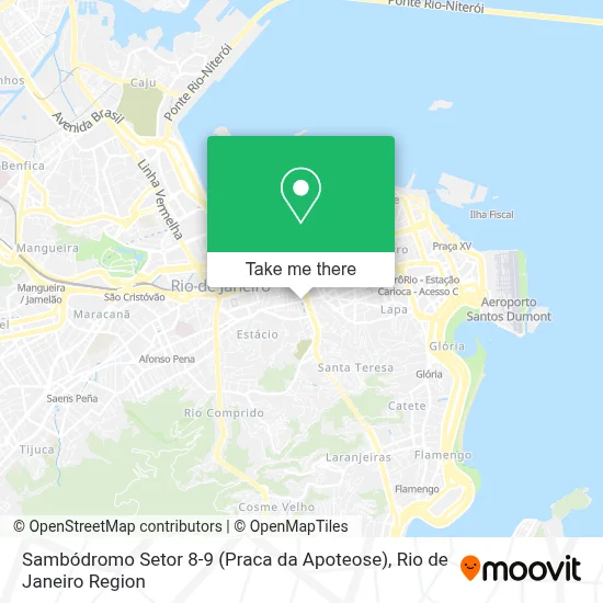 Sambódromo Setor 8-9 (Praca da Apoteose) map