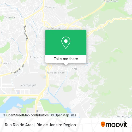 Rua Rio do Areal map