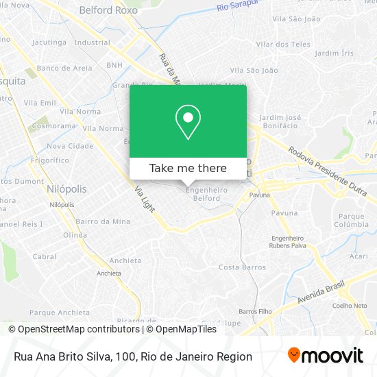 Rua Ana Brito Silva, 100 map