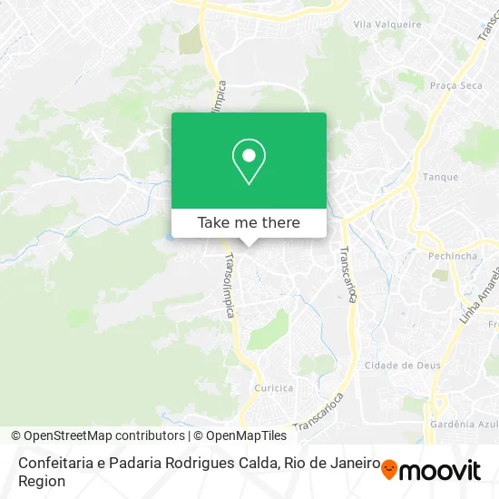 Confeitaria e Padaria Rodrigues Calda map