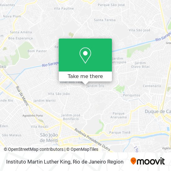 Instituto Martin Luther King map