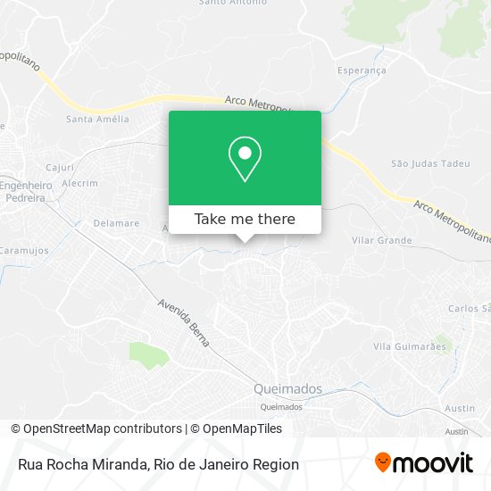Rua Rocha Miranda map