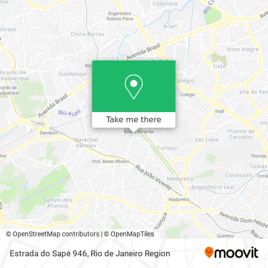Estrada do Sapé 946 map
