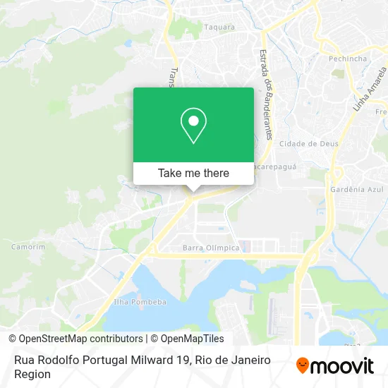 Rua Rodolfo Portugal Milward 19 map
