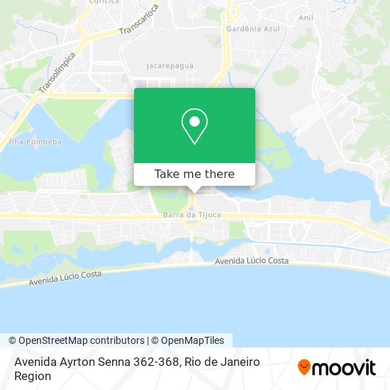 Avenida Ayrton Senna 362-368 map