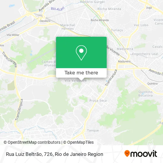 Rua Luiz Beltrão, 726 map