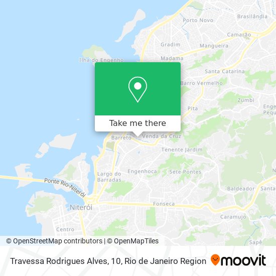 Travessa Rodrigues Alves, 10 map
