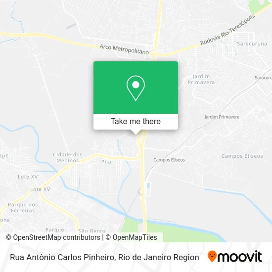 Rua Antônio Carlos Pinheiro map