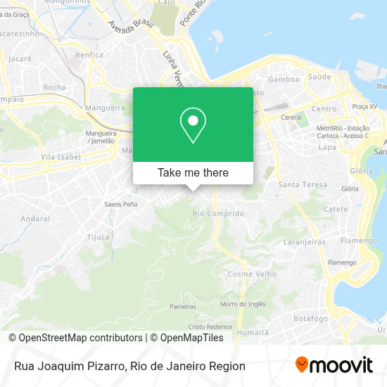 Rua Joaquim Pizarro map