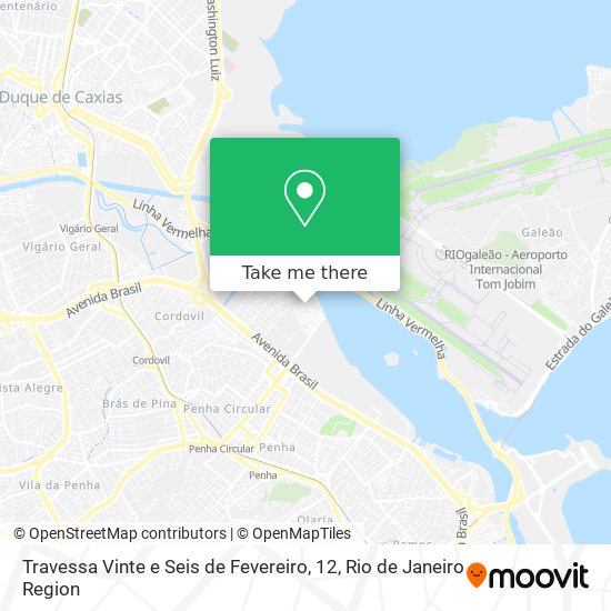 Travessa Vinte e Seis de Fevereiro, 12 map
