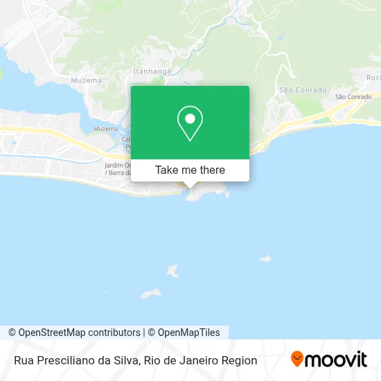 Rua Presciliano da Silva map