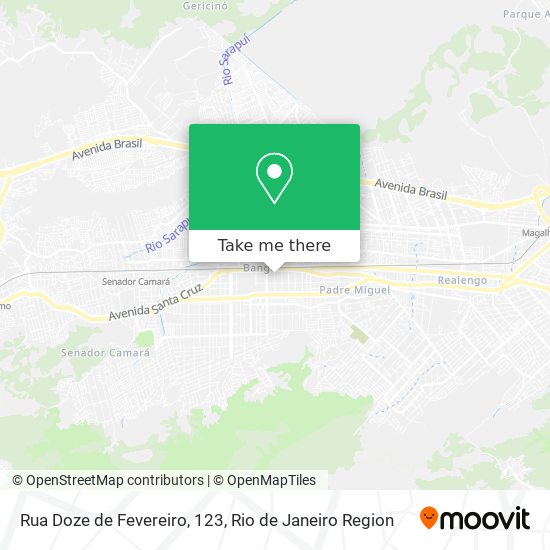 Mapa Rua Doze de Fevereiro, 123