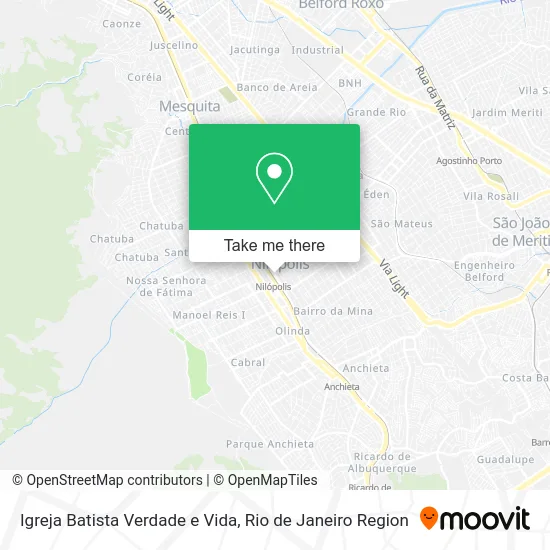Igreja Batista Verdade e Vida map