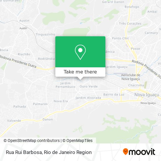 Rua Rui Barbosa map