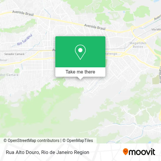 Rua Alto Douro map