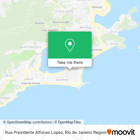 Rua Presidente Alfonso Lopez map