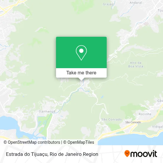 Estrada do Tijuaçu map