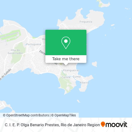 Mapa C. I. E. P. Olga Benario Prestes