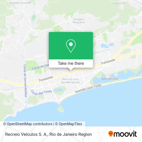 Recreio Veículos S. A. map