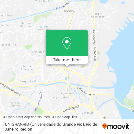 UNIGRANRIO (Universidade do Grande Rio) map
