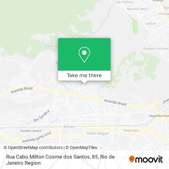 Rua Cabo Mílton Cosme dos Santos, 85 map