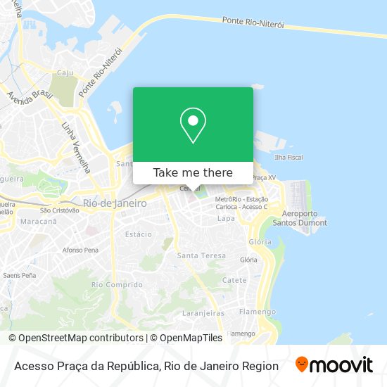 Acesso Praça da República map