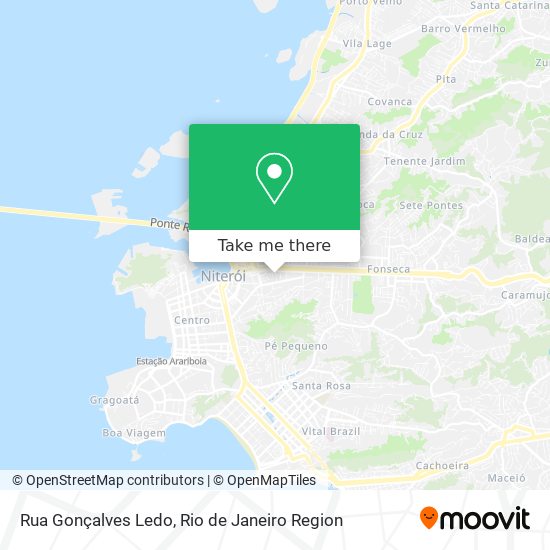 Rua Gonçalves Ledo map