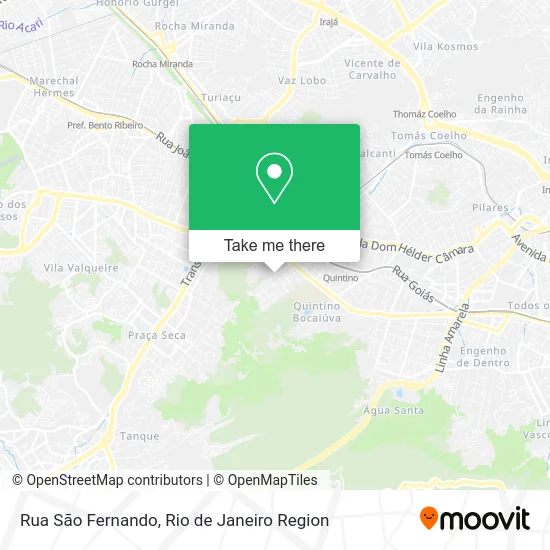 Rua São Fernando map