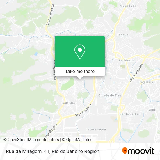 Rua da Miragem, 41 map