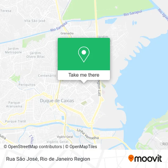 Rua São José map