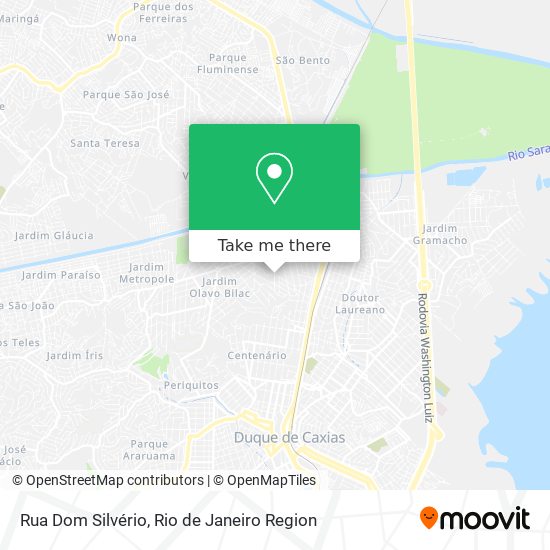 Mapa Rua Dom Silvério