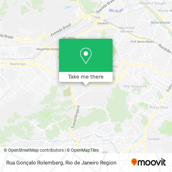 Mapa Rua Gonçalo Rolemberg