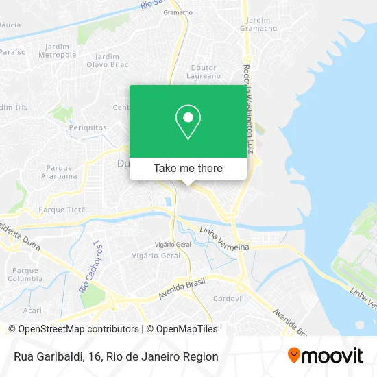 Rua Garibaldi, 16 map