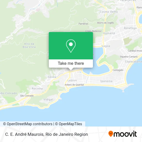 C. E. André Maurois map