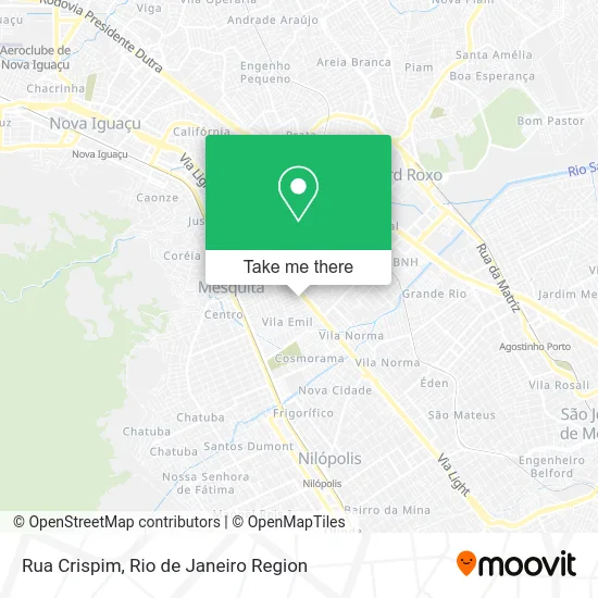 Rua Crispim map