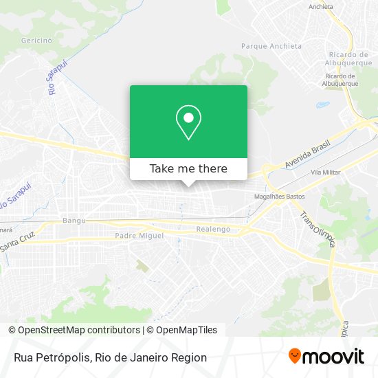 Rua Petrópolis map