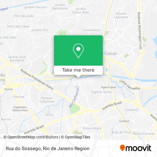 Rua do Sossego map