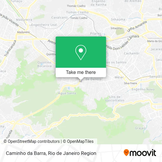 Caminho da Barra map