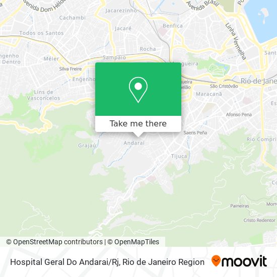 Hospital Geral Do Andarai/Rj map