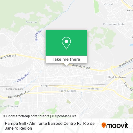 Pampa Grill - Almirante Barroso Centro RJ map
